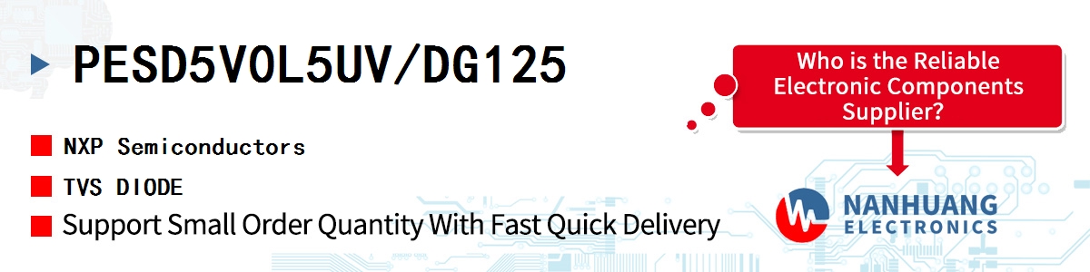 PESD5V0L5UV/DG125 NXP TVS DIODE