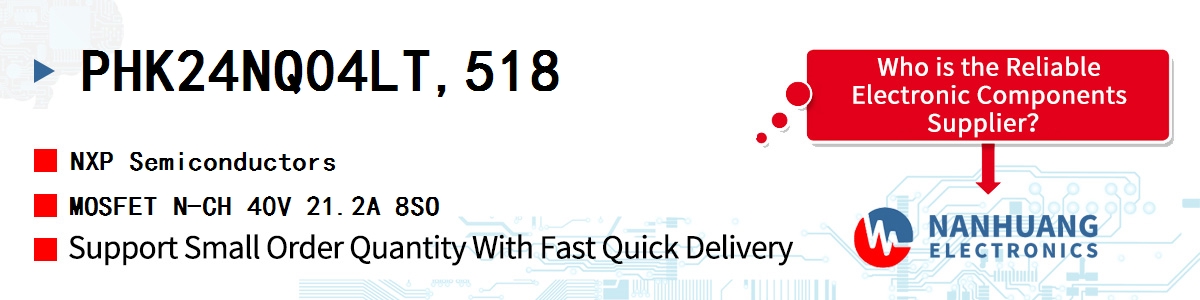 PHK24NQ04LT,518 NXP MOSFET N-CH 40V 21.2A 8SO
