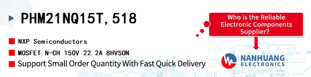 PHM21NQ15T,518 NXP MOSFET N-CH 150V 22.2A 8HVSON