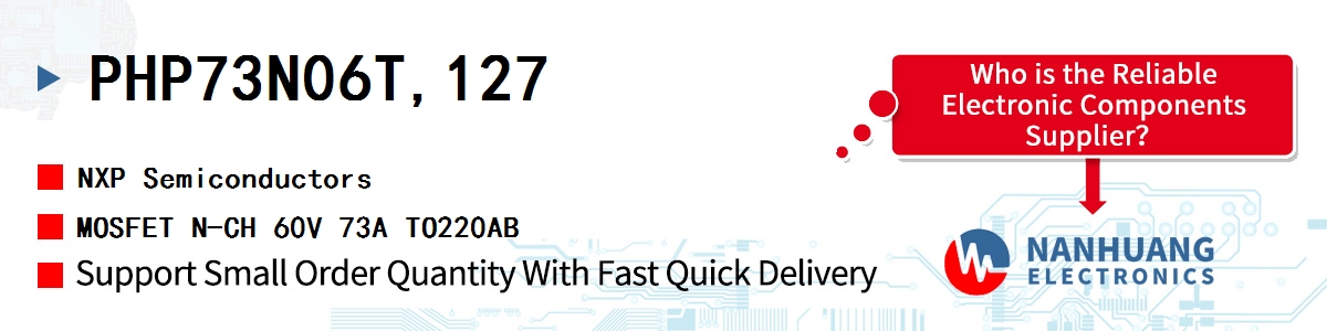 PHP73N06T,127 NXP MOSFET N-CH 60V 73A TO220AB