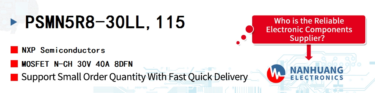 PSMN5R8-30LL,115 NXP MOSFET N-CH 30V 40A 8DFN