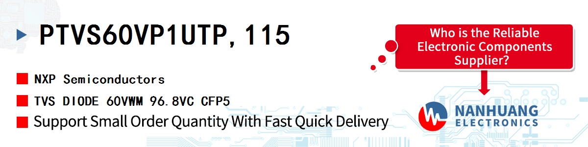 PTVS60VP1UTP115 NXP NOW NEXPERIA PTVS60VP1UTP - TRAN