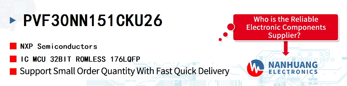 PVF30NN151CKU26 NXP IC MCU 32BIT ROMLESS 176LQFP