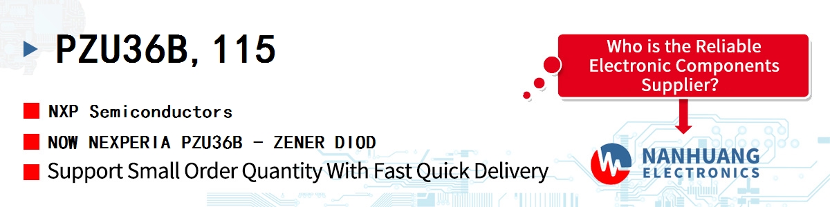 PZU3.6B,115 NXP NOW NEXPERIA PZU3.6B - ZENER DIO