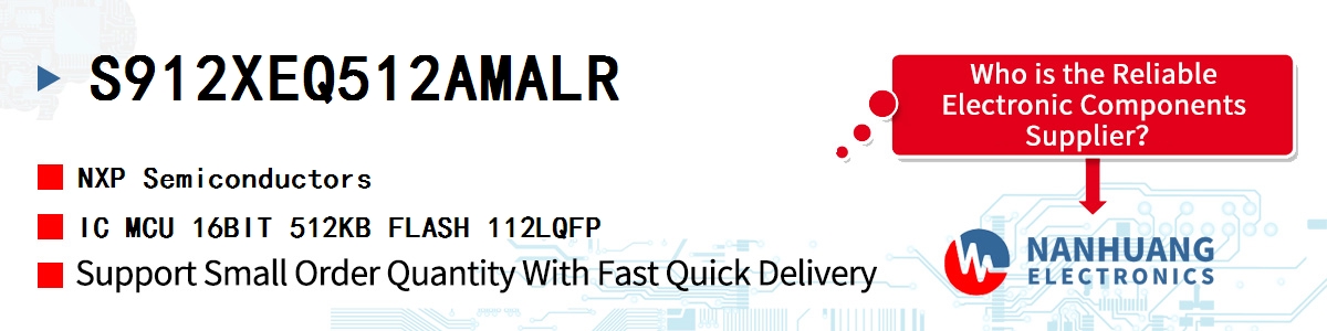 S912XEQ512AMALR NXP IC MCU 16BIT 512KB FLASH 112LQFP