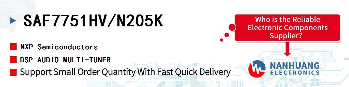 SAF7751HV/N205K NXP DSP AUDIO MULTI-TUNER