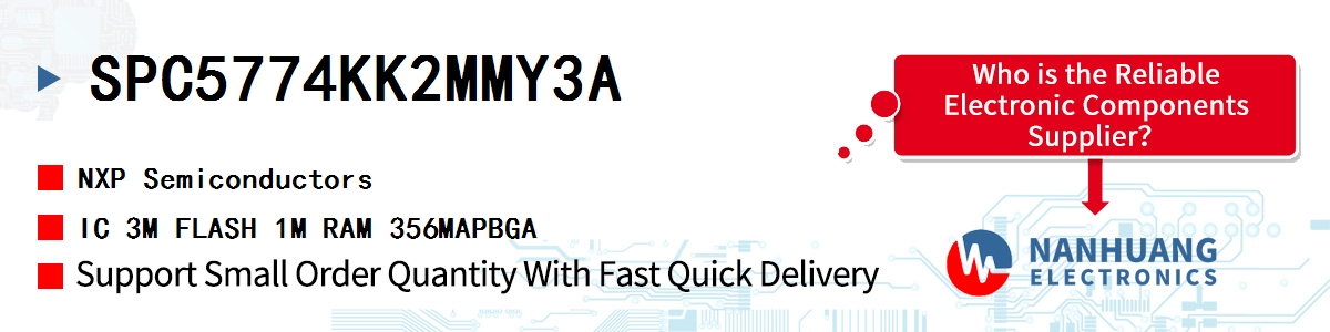 SPC5774KK2MMY3A NXP IC 3M FLASH 1M RAM 356MAPBGA