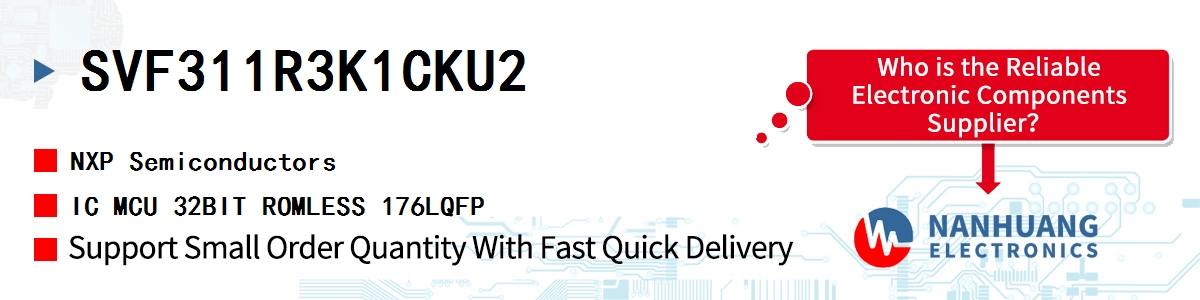 SVF311R3K1CKU2 NXP IC MCU 32BIT ROMLESS 176LQFP