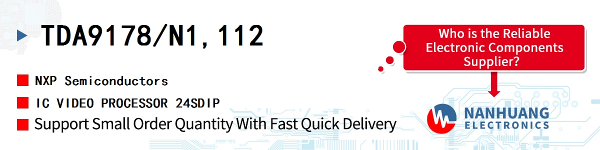 TDA9178/N1,112 NXP IC VIDEO PROCESSOR 24SDIP