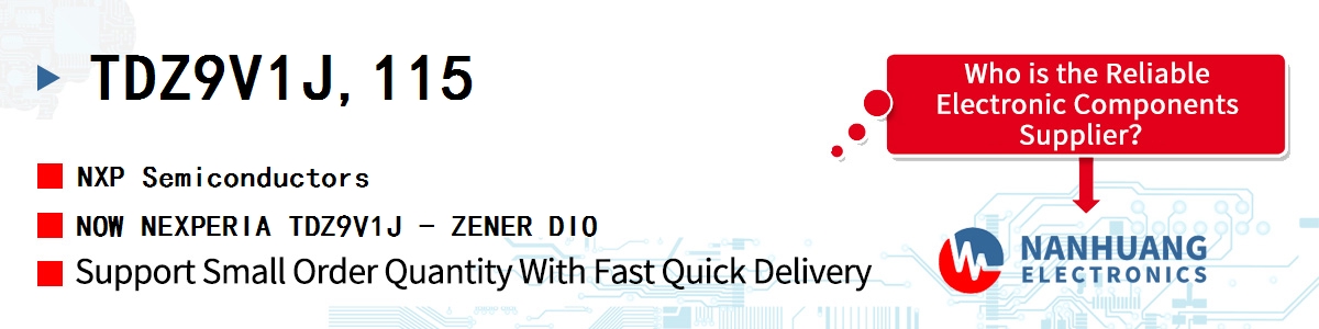 TDZ9V1J,115 NXP NOW NEXPERIA TDZ9V1J - ZENER DIO