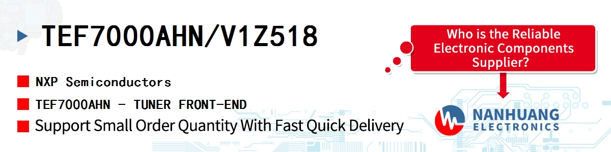 TEF7000AHN/V1Z518 NXP TEF7000AHN - TUNER FRONT-END