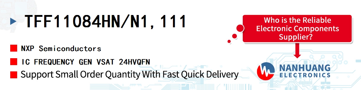 TFF11084HN/N1,111 NXP IC FREQUENCY GEN VSAT 24HVQFN