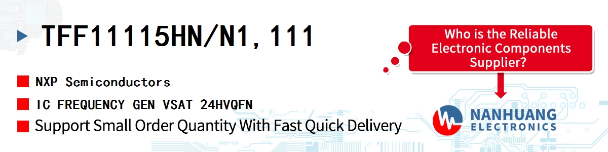 TFF11115HN/N1,111 NXP IC FREQUENCY GEN VSAT 24HVQFN